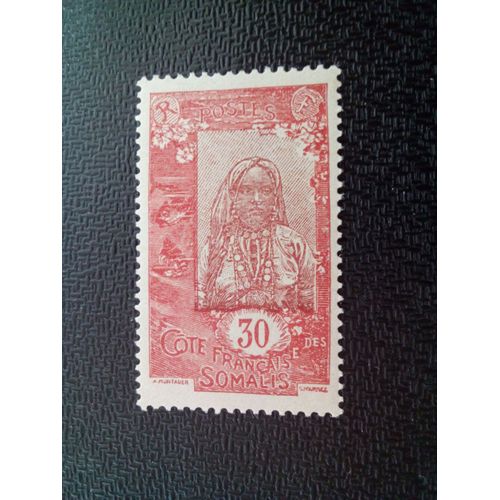 Timbre Côte Des Somalis - Protectorat Français Yt 106 Jeunesse Somalienne, 1922 ( 200804 )