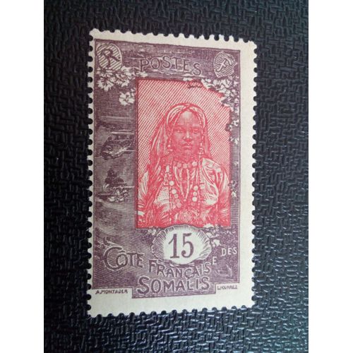Timbre Côte Des Somalis - Protectorat Français Yt 88 Jeunesse Somalienne, 1915 ( 200804 )