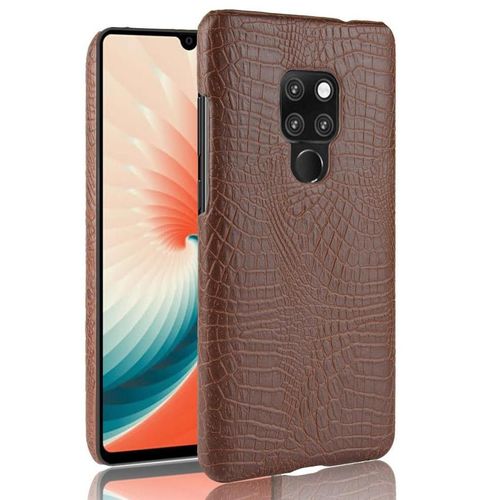 Classique Élégant Étui Pour Huawei Mate 20 X Housse De Protection Compatibilité Mode Classique D'alligator Anti Éraflure - Le Brun