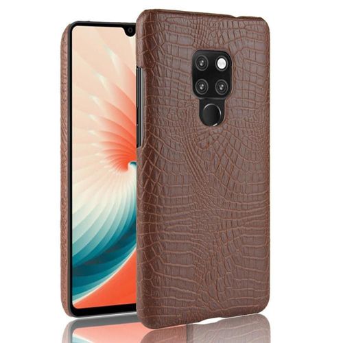 Classique Élégant Étui Pour Huawei Mate 20 X Mode Classique D'alligator Compatibilité Anti Éraflure Housse De Protection - Le Brun