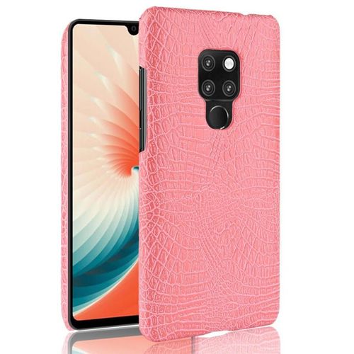 Classique Élégant Étui Pour Huawei Mate 20 X Mode Classique D'alligator Compatibilité Anti Éraflure Housse De Protection - Couleur Rose