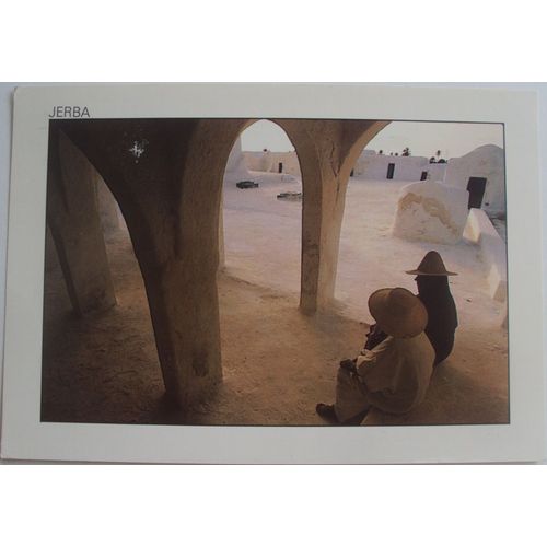 Tunisie.. Jerba . Moment De Rêve, Au Verso Timbre 250 République Tunisienne - Centenaire De L'institut Pasteur De Paris.