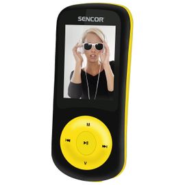 Sencor SFP 5870 BYL lecteur et enregistreur MP3/MP4 Lecteur MP4 8 Go Noir, Jaune