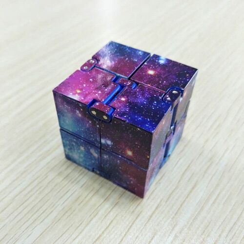 Tendance Créative Cube Infini Cube Infini Cube Magique Bureau Secousse Cube Puzzle Arrêter Le Soulagement Du Stress Autisme Jouets 2020 Nouveau