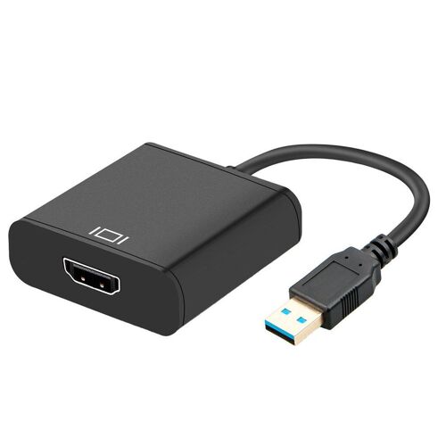 Adaptateur Audio-vidéo USB 3.0 vers HDMI, haute définition, taille Portable, câble convertisseur pour Windows 7/8/10 PC 1080P