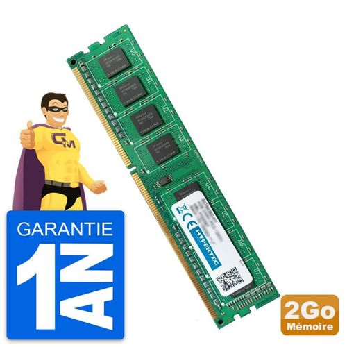 2Go RAM DDR3 PC3-12800U HYPERTEC B4U35AA-HY 1039968 DIMM 1600Mhz PC
