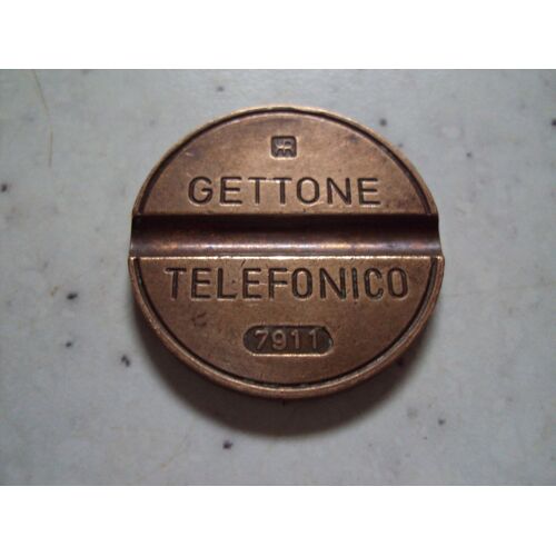 Italie..Jeton De Téléphone : Gettone Téléfonico N°7911.