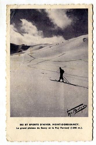 Carte Postale Ancienne - Ski Et Sports D' Hiver - Mont-Dore - Sancy