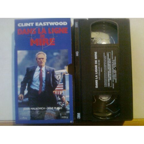 Cassette Vidéo Vhs - Dans La Ligne De Mire - Clint Eastwood