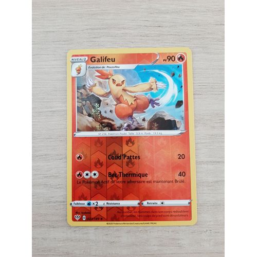 Galifeu Reverse 23-R/189 - Eb03 - Epée Et Bouclier - Ténèbres Embrasées