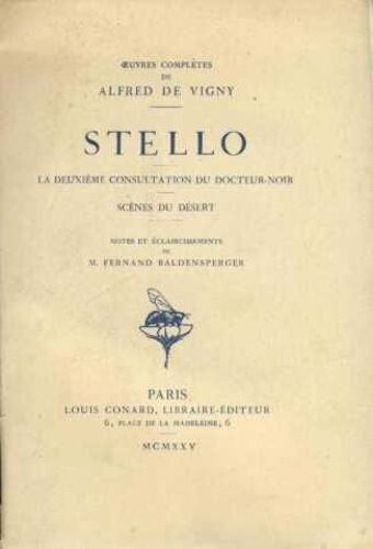 Stello/ La Deuxieme Consultation Du Docteur Noir-Scenes Du Desert