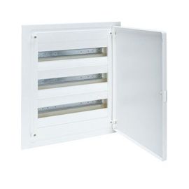 HAGER VF318PES | VF golf panneau électrique encastré 3 rangées 54 modules porte blanche bande QC