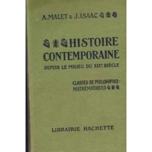 Histoire Contemporaine Depuis Le Milieu Du Xix° Siecle