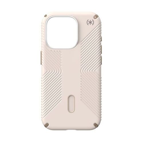 Coque Presidio2 Grip Click-Lock pour iPhone 15 Pro Speck Beige