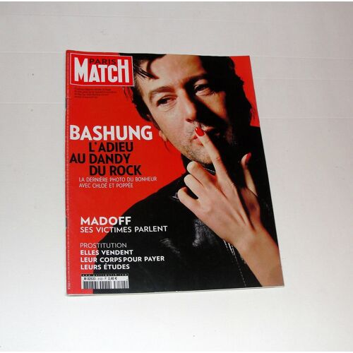Paris Match N° 3122 Du 19/03/2009