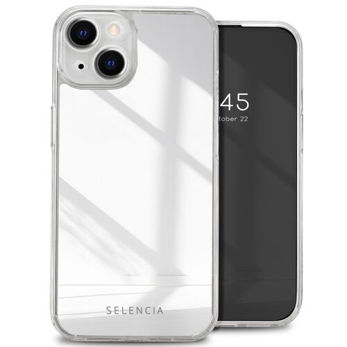 Selencia Coque Mirror iPhone 14 Argent