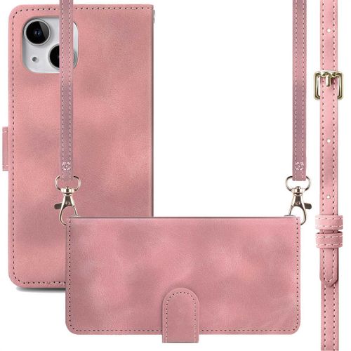 Imoshion Etui De Téléphone Portefeuille Avec Cordon Iphone 14 Rose