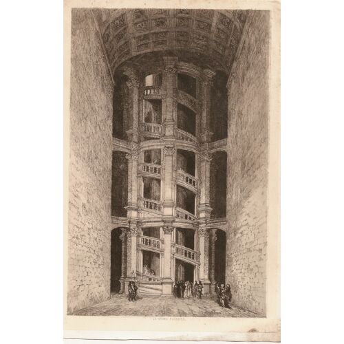Loir-Et-Cher, Chambord, Grand Escalier.
