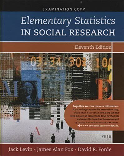 Elementary Statistics In Social Research Eleventh Edition