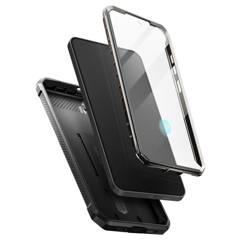 Coque Intégrale pour Samsung S24 et S25 Antichoc avec Béquille Supcase Noir