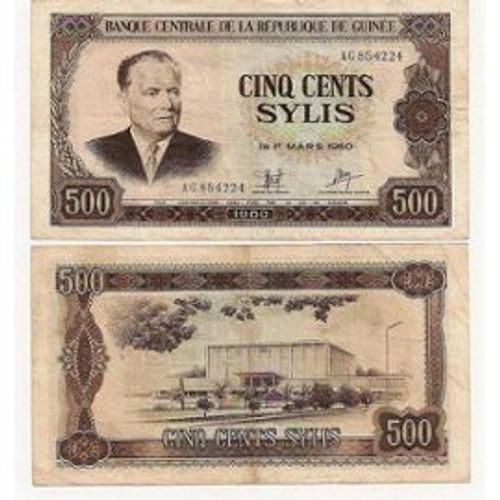 Guinée Française / 500 Sylis / Pick 27