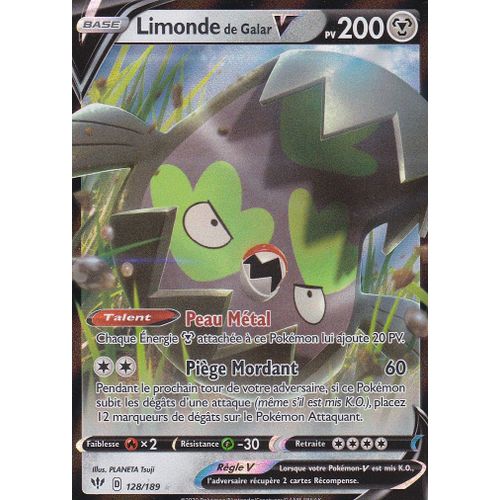 Carte Pokemon - Limonde De Galar - 128/189 - Ultra-Rare - Épée Et Bouclier 3 Ténèbres Embrasées