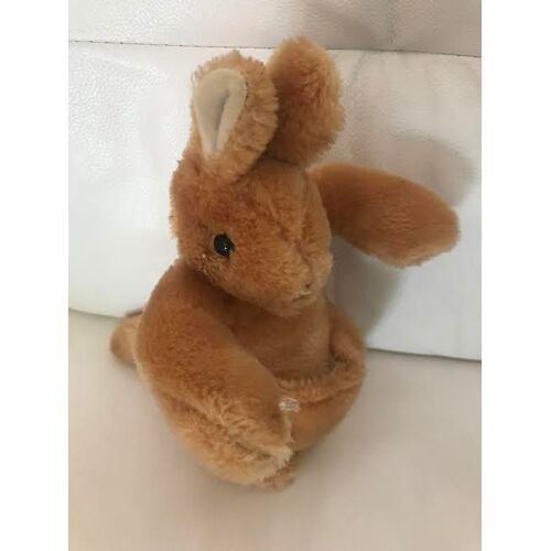 Peluche Doudou Kangourou Caramel Ajena 22 Cm