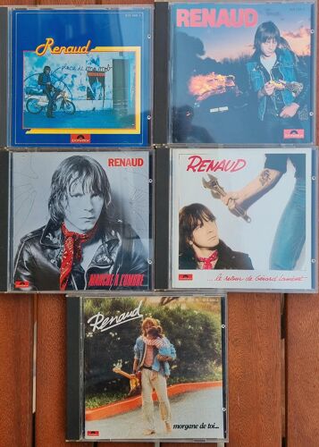 Lot De 5 Albums Polydor De Renaud 1977-1983