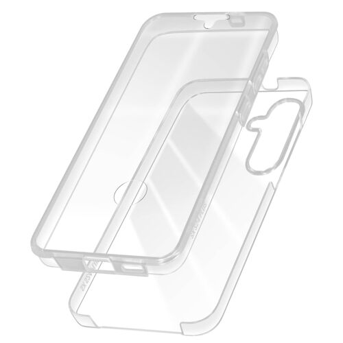 Coque Intégrale pour Galaxy S24 Plus Arrière Rigide et Avant Souple Transparent