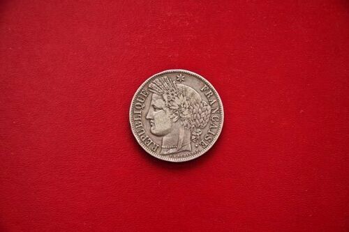 Piece De 5 Francs Oudine 1850 2eme République