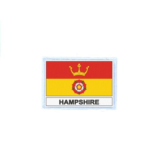 Ecusson Patch Badge Imprime Drapeau Hampshire Royaume Uni