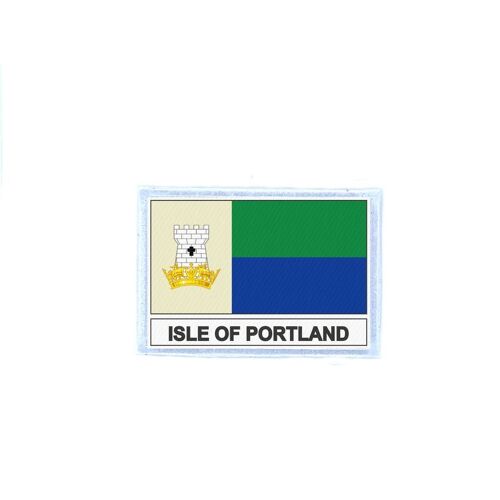 Ecusson Patch Badge Imprime Drapeau Royaume Uni Isle Portland