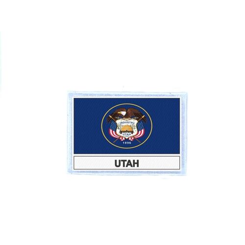 Ecusson Patch Badge Imprime Drapeau Usa Utah