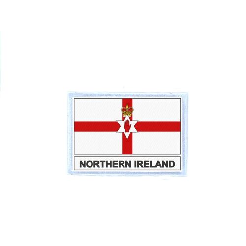 Ecusson Patch Badge Imprime Drapeau Nir Irlande Du Nord
