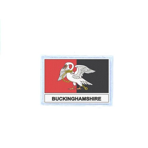 Ecusson Patch Badge Imprime Drapeau Royaume Uni Buckinghamshire