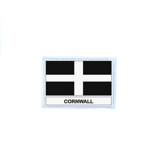 Ecusson Patch Badge Imprime Drapeau Royaume Uni Cornwall St Pirran(S