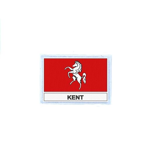 Ecusson Patch Badge Imprime Drapeau Royaume Uni Kent
