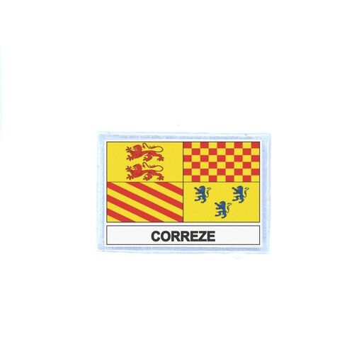 Ecusson Patch Badge Imprime Drapeau Correze Departement