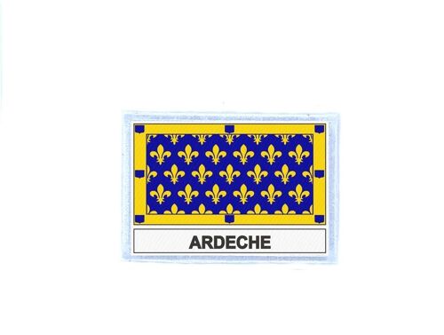 Ecusson Patch Badge Imprime Drapeau Ardeche Departement
