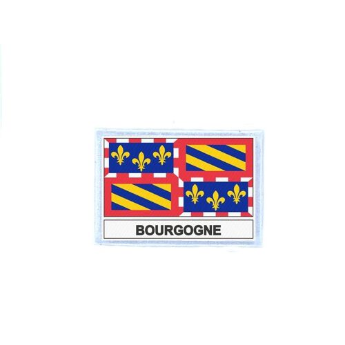 Ecusson Patch Badge Imprime Drapeau Bourgogne Departement