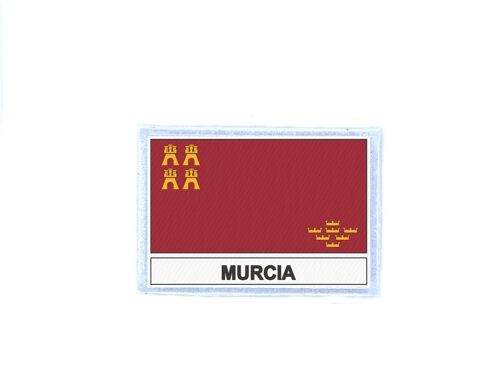 Ecusson Patch Badge Imprime Drapeau Murcia