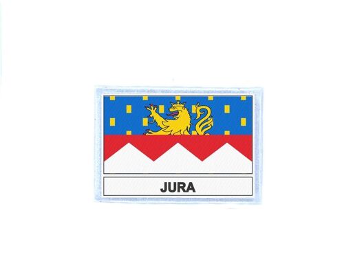 Ecusson Patch Badge Imprime Drapeau Jura Departement