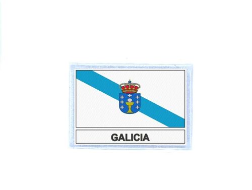 Ecusson Patch Badge Imprime Drapeau Galicia