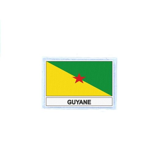 Ecusson Patch Badge Imprime Drapeau Gf Guyane Francaise