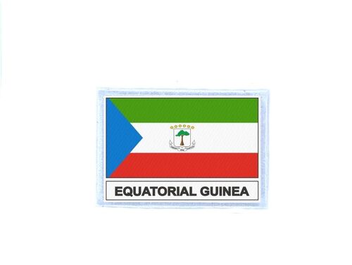 Ecusson Patch Badge Imprime Drapeau Gq Guinee Equatoriale