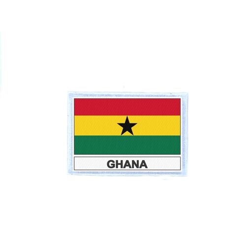 Ecusson Patch Badge Imprime Drapeau Gh Ghana