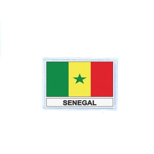 Ecusson Patch Badge Imprime Drapeau Sn Senegal