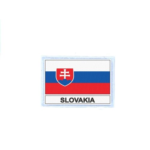 Ecusson Patch Badge Imprime Drapeau Sk Slovaquie