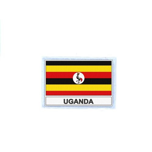 Ecusson Patch Badge Imprime Drapeau Eau Ouganda