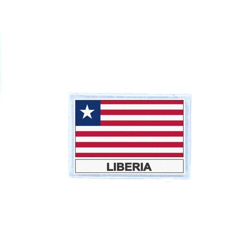 Ecusson Patch Badge Imprime Drapeau Lb Liberia